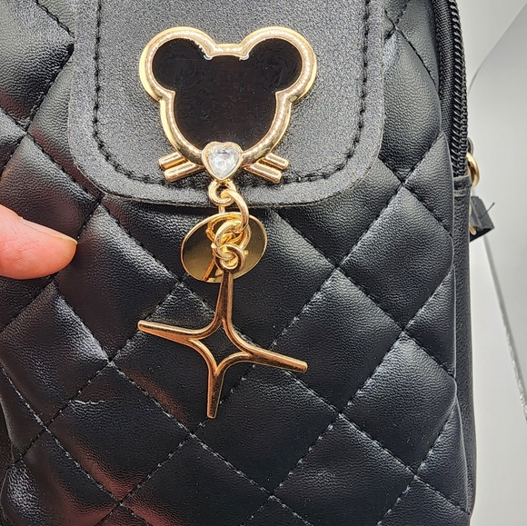 Mini Mickey Quilted Purse Adjustable Strap - Picture 3 of 9